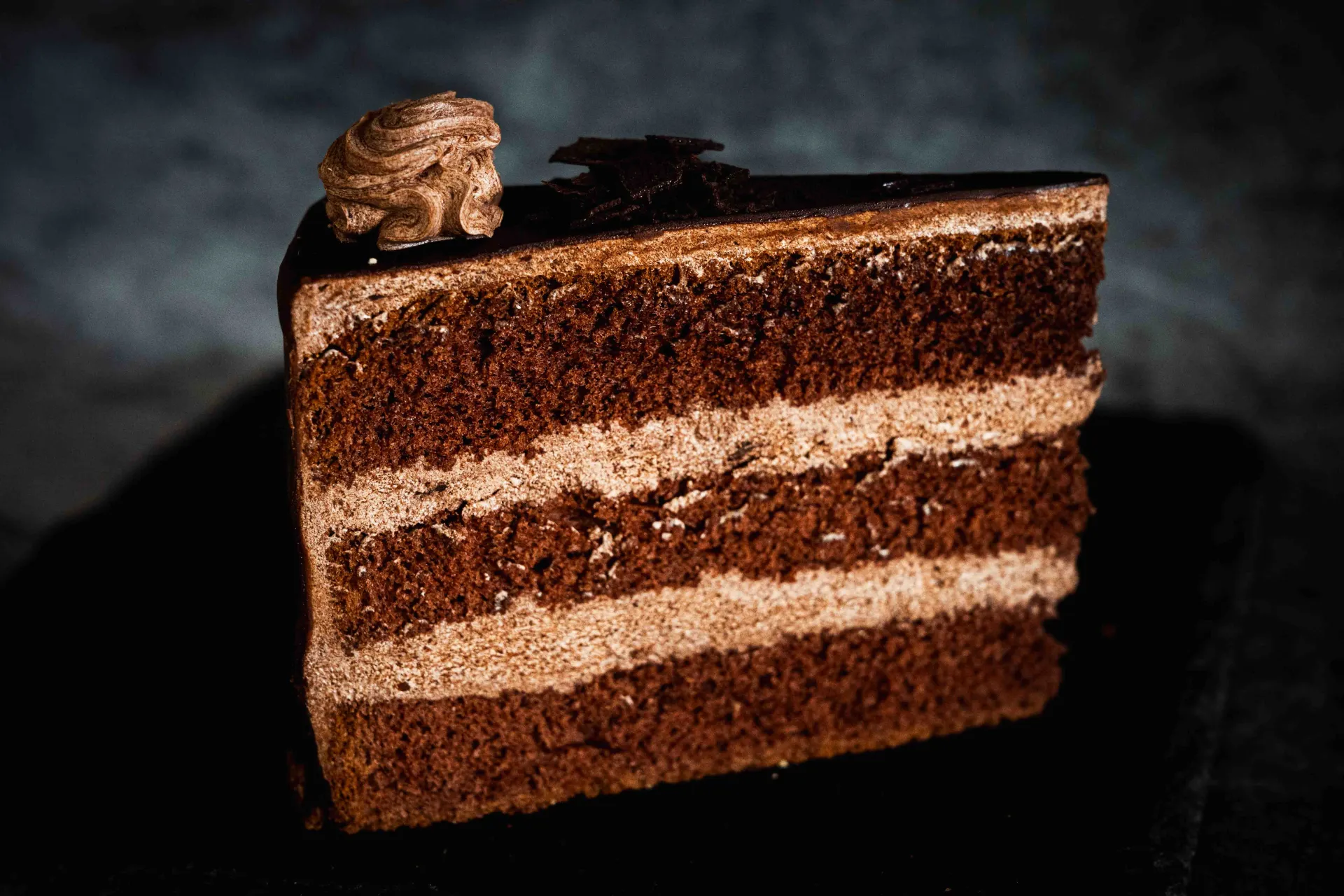 Csoki torta szelet