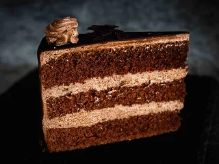 Csoki torta szelet